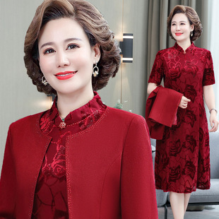 妈妈装时尚连帽外套秋装新款中老年女装夹克衫中年妇女长袖上衣潮详情7