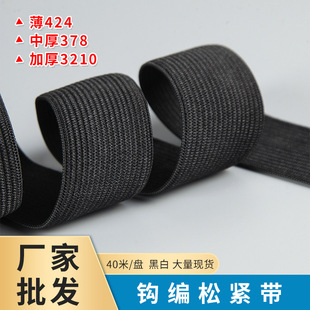 厂家批发黑色朱纹PP织带加密人字纹坑纹服装箱包背包带1cm编织带详情2