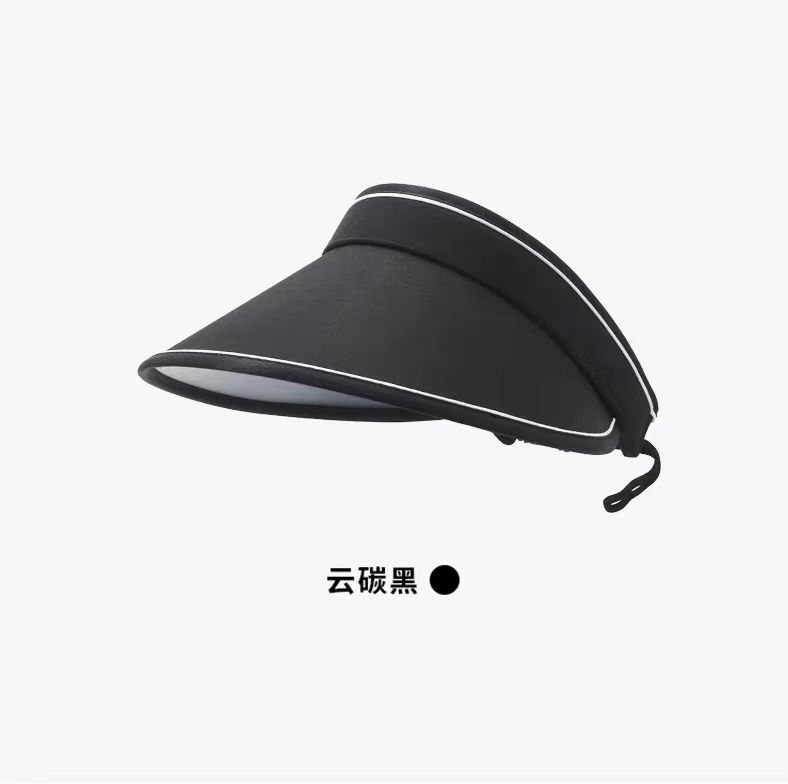 网红大帽檐防紫外线遮脸遮阳帽户外太阳帽子夏季新款空顶防晒帽女详情10