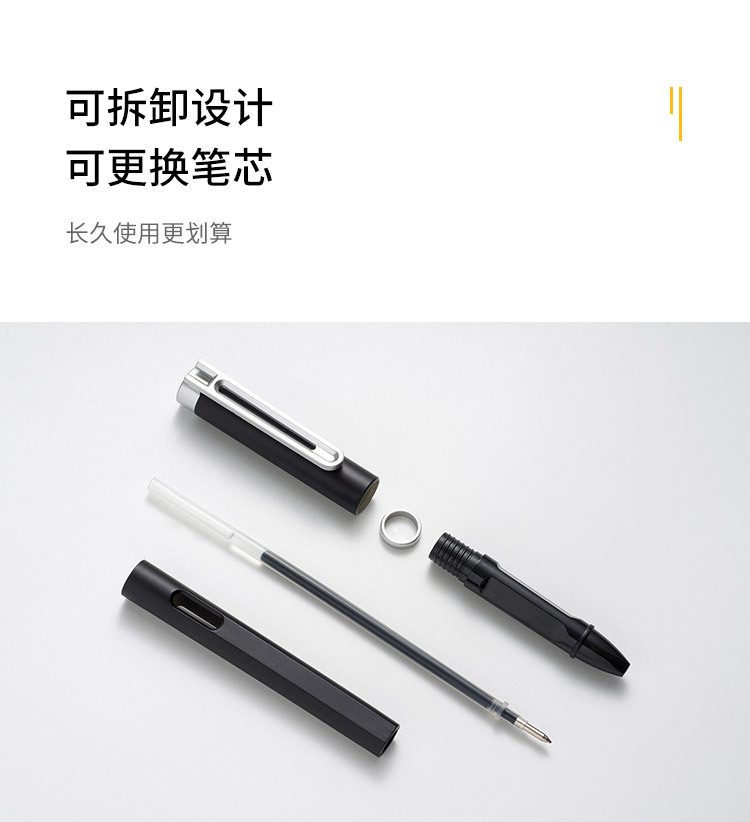 Customized creative gel pens, LOGO signature pens, spray-painted carbon pens, enterprise advertising customized pens, wholesale visual ink pic 8