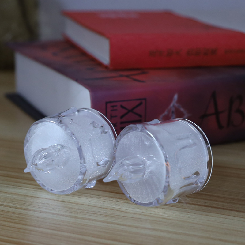 LED electronic candles, transparent shells, tea wax, smokeless tea wax, tearful tea wax, decorative handicrafts and ornaments pic 5