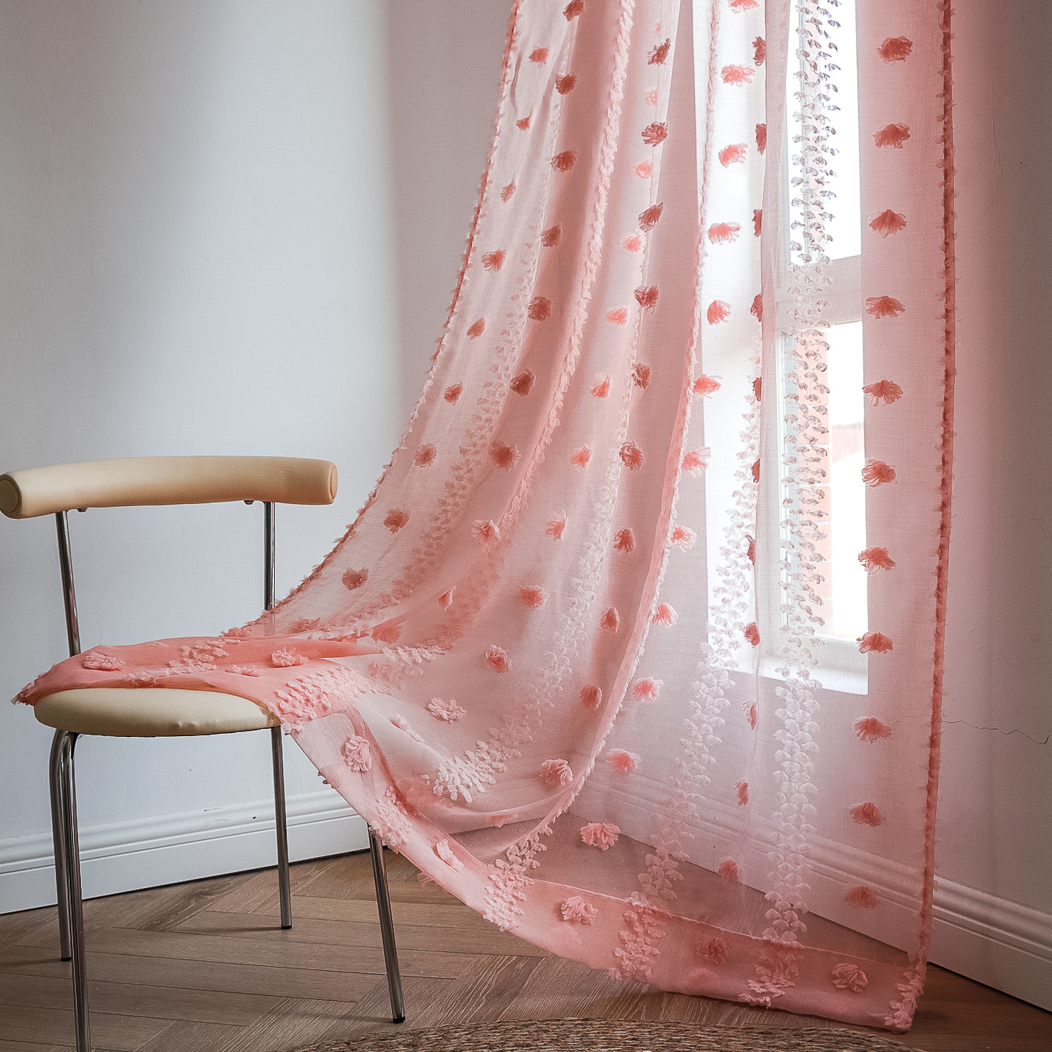 Cross-border best-selling Instagram influencer finished yellow niche light and thin window screen for living rooms and bedrooms. Manufacturer pic 21