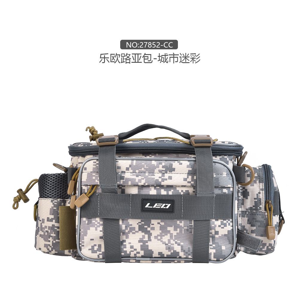 27852 LEO/ Leou [Black Multi-functional LUER Bag] LUER Fishing tackle Crossbody Bag Camera Bag for Outdoor use pic 12