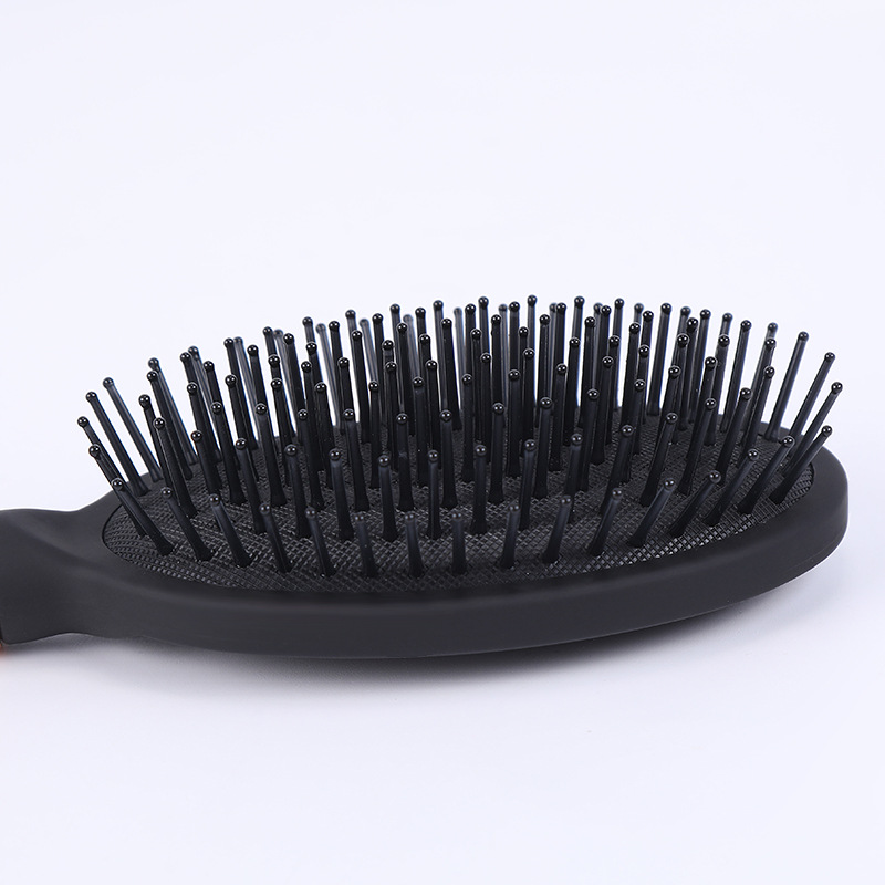 Factory direct supply black massage comb, fashionable golden texture, non-knotted hair styling comb in stock pic 15