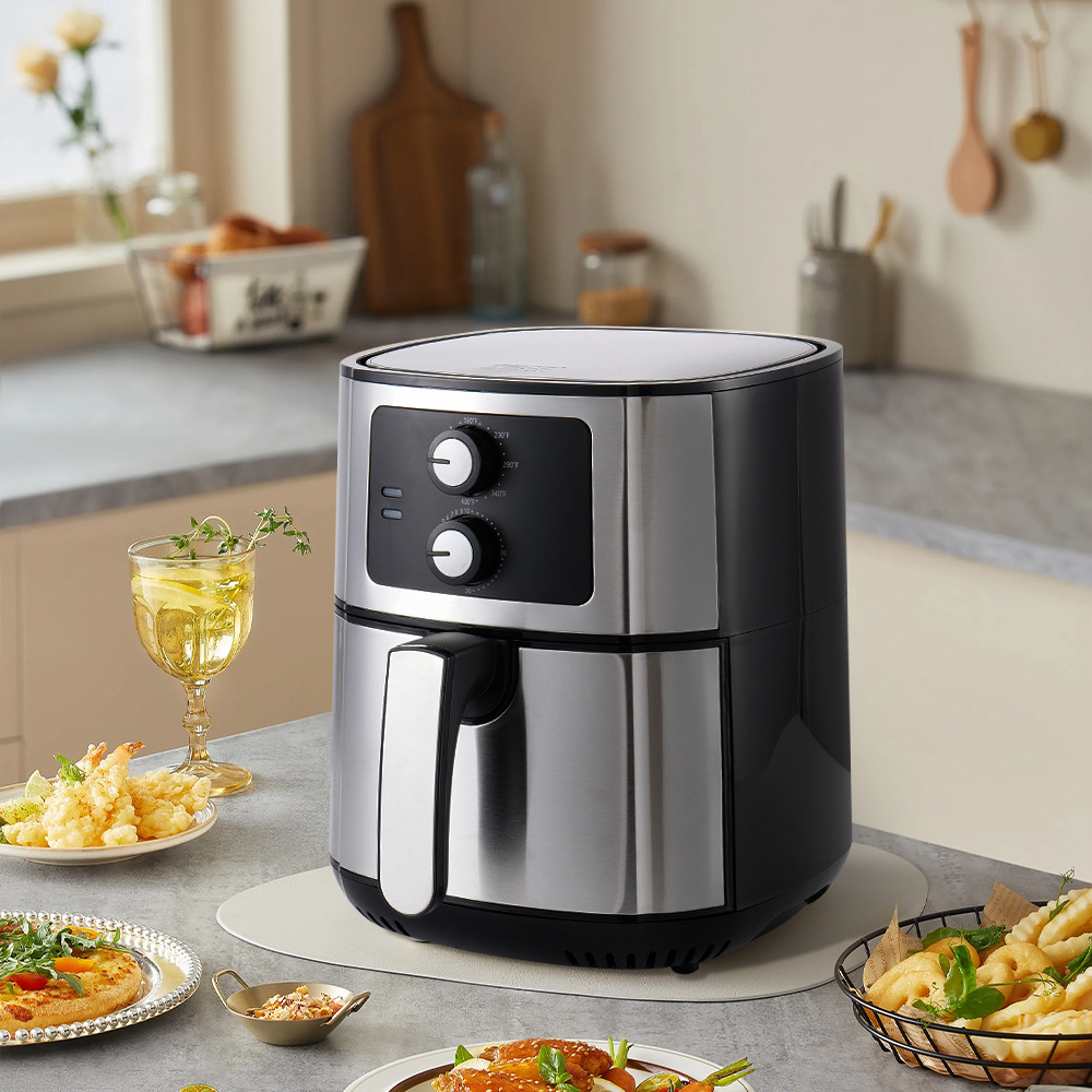 winning star Cross-border Home 5.5L multi-functional air fryer for grilled meat, French fries, egg tarts and baking pic 6