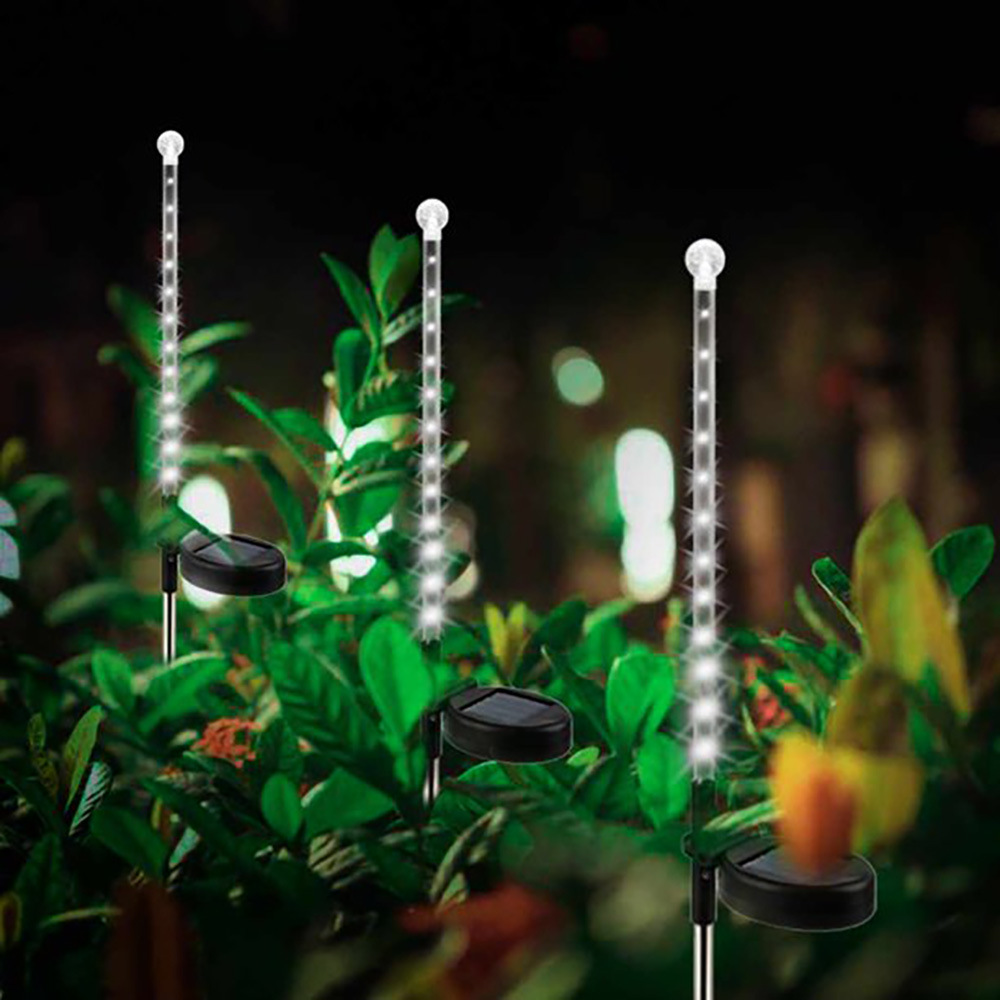 Wholesale of new solar meteor shower lights, LED creative outdoor courtyard garden decorative lights, and ground-mounted lawn lights pic 2