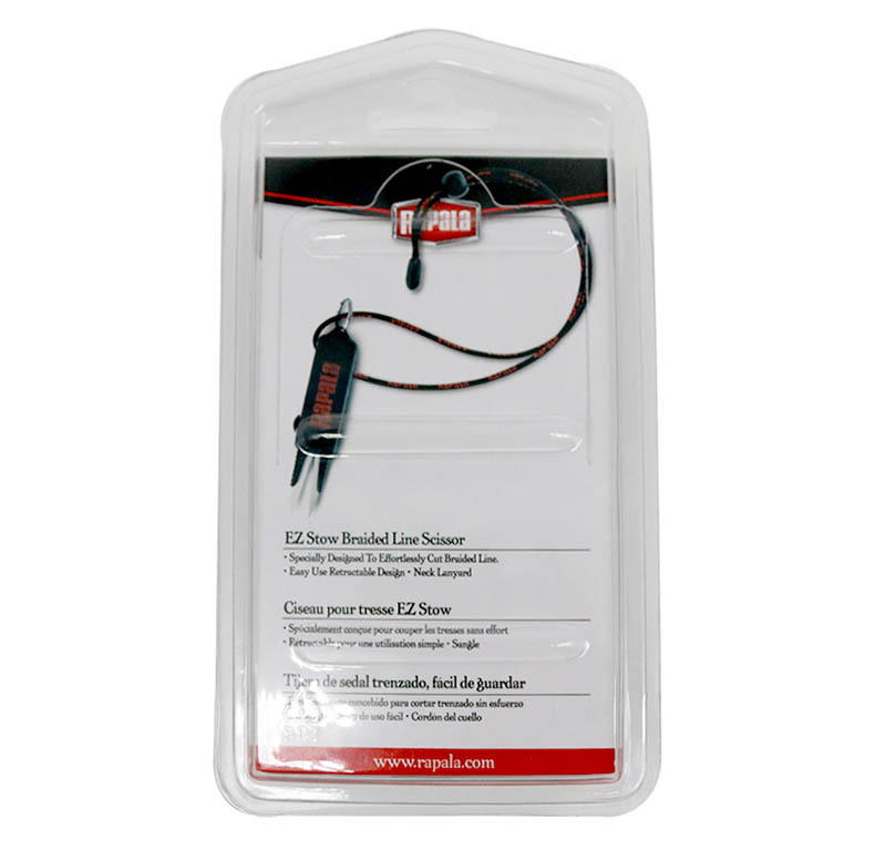 The Rapala Finnish Leboluo convenient fishing line shears feature a retractable serrated edge design for cutting sub-lines and carbon lines (RSLS) pic 5