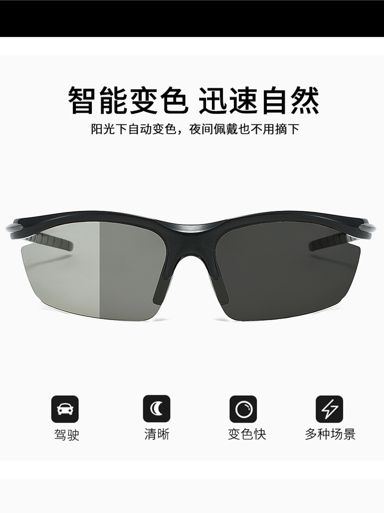2807骑行偏光镜开车钓鱼运动太阳眼镜欧美跨境防风款运动墨镜男女详情6