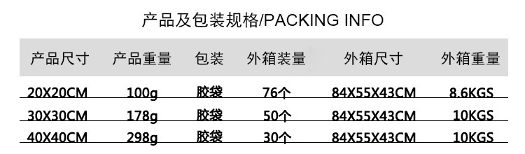产品规格