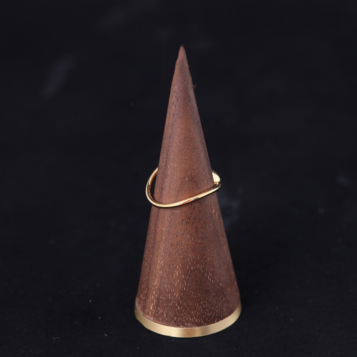 中古vintage时尚高级感复古轻奢小众青岛工厂批发青色石戒指女款详情4