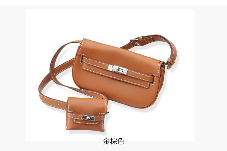 2024新款真皮moove凯莉汤圆包二合一迷你单肩斜垮多功能马鞍女包详情21