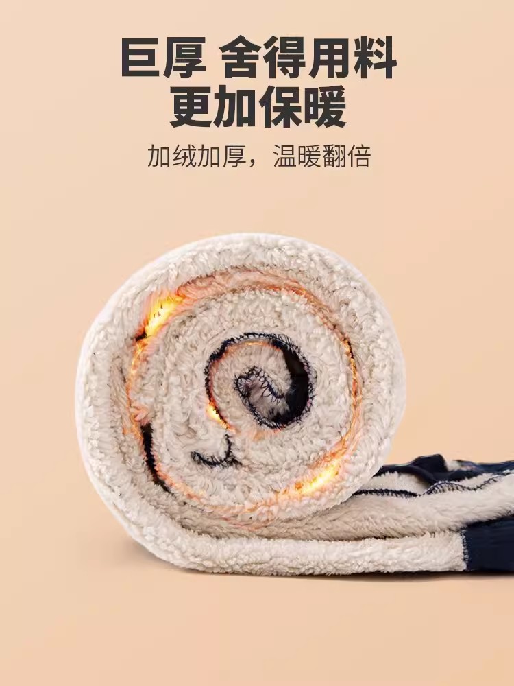 加绒加厚纯色儿童卫裤童装运动裤洋气冬季女童卫裤中大童裤子男童详情7