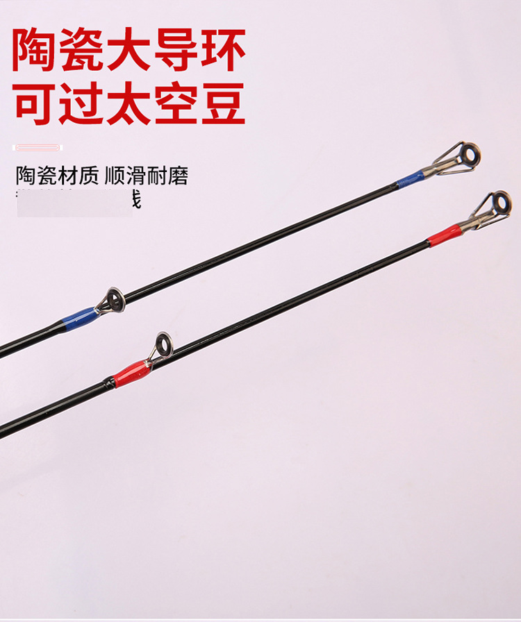 Cross-border fiberglass reinforced plastic Lull rod insert joint rod ML adjustable lull rod foreign trade Amazon long-distance throwing road sliding rod fishing rod pic 20