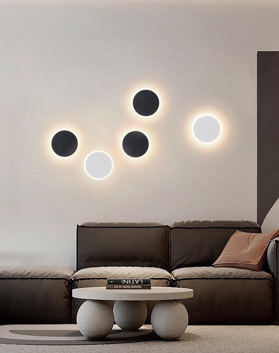 Nordic minimalist led wall lamp ajuste toque moderno dormitorio lámpara de cabecera pasillo salón fondo lámpara cálida decoración pic 1