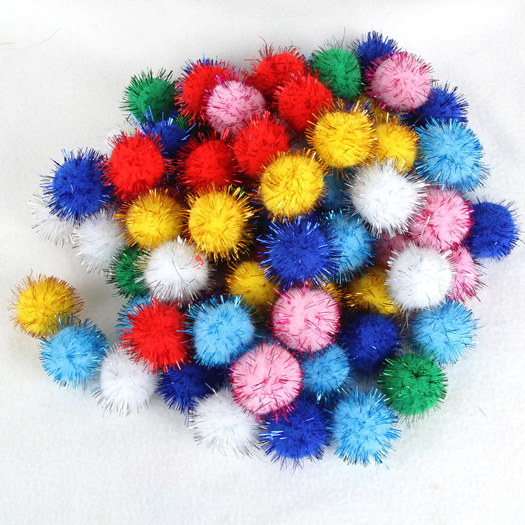 厂家直销金丝毛球金葱球 大量现货详情7