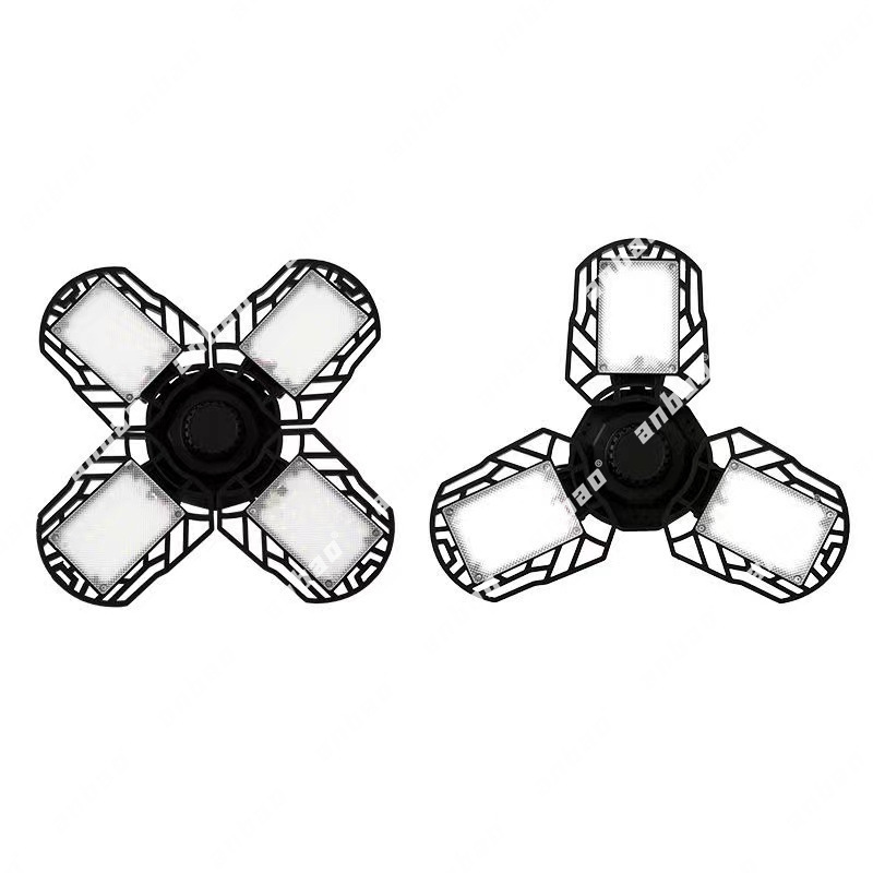 Cross-border outdoor charging solar professional camping lamp, high-intensity LED remote control lamp, folding lighting, three-leaf folding pic 5