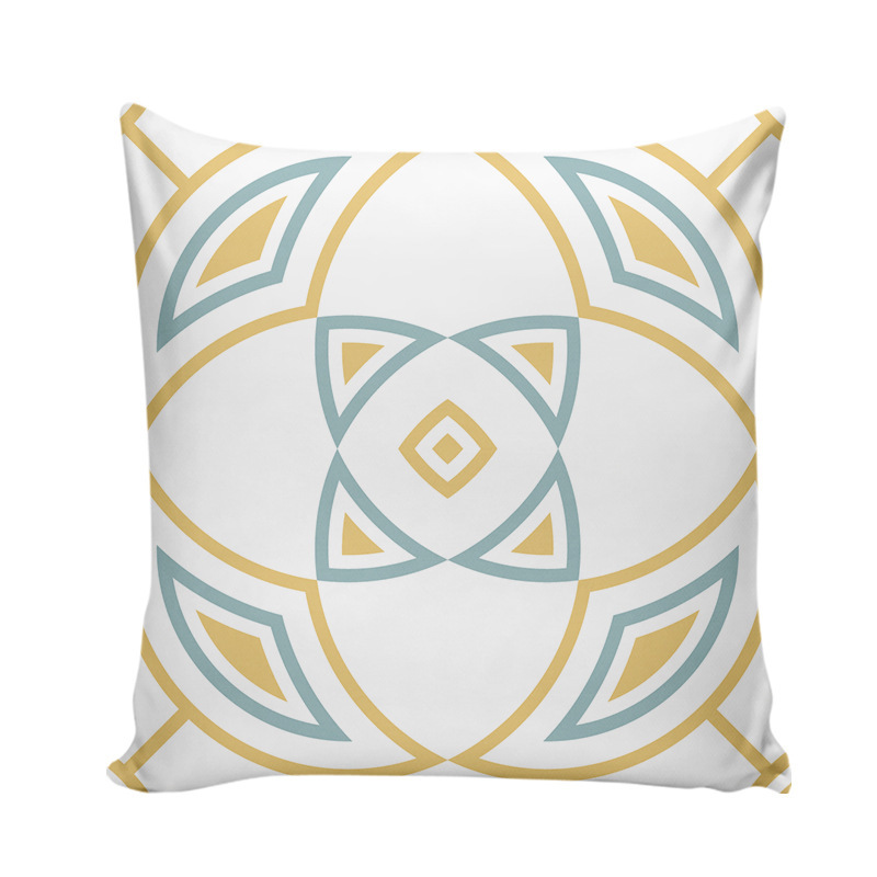 Creative pillow cover, new geometric sofa, car cushion cover, pillow cover pic 2