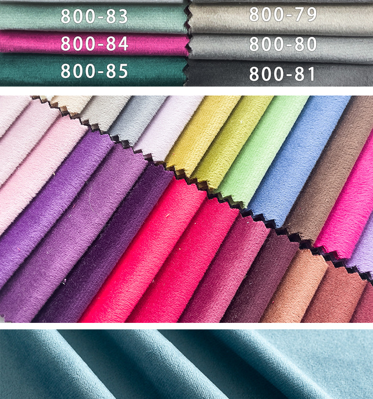 Wholesale of thickened Dutch velvet fabric, home textile fabric, sofa fabric, velvet velvet, short plush pic 7