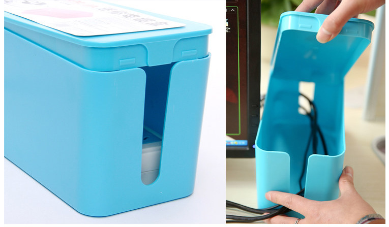 厂家直供塑料电线收纳盒电源插板电线盒集线盒插座数据线收纳盒详情17