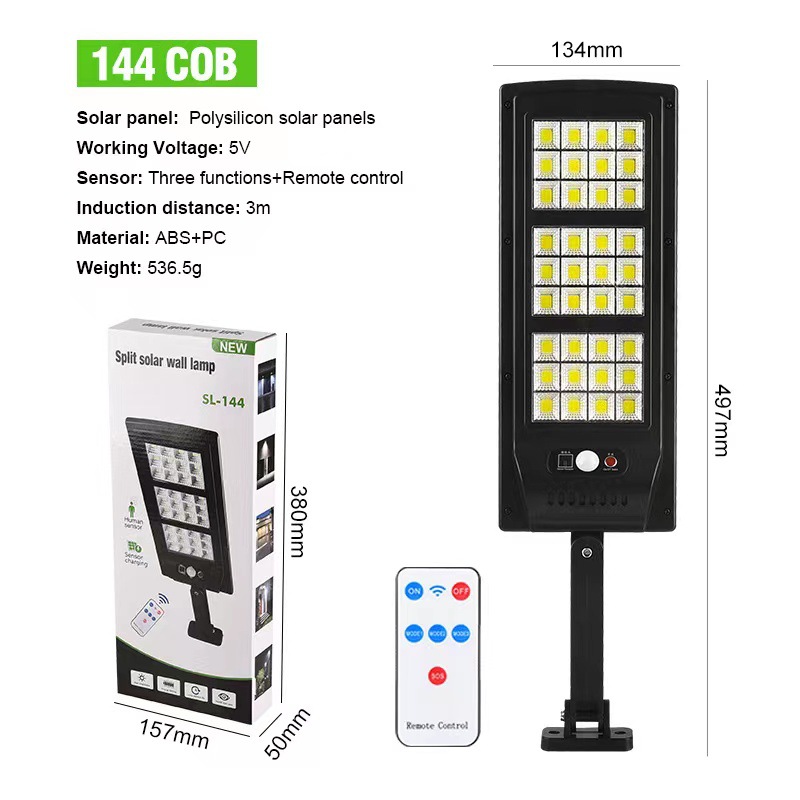 Factory direct sales of new solar lamps, COB garden lamps, outdoor human body sensor wall lamps, LED emergency lights and remote control lights pic 5