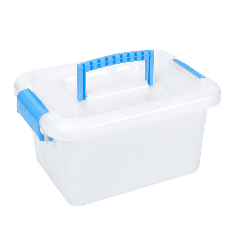 Plastic storage boxes, transparent space sand storage toys, household laundry pods box storage box, wardrobe storage pic 7