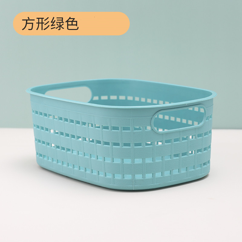 Plastic storage baskets, sundries storage frames, desktop snack storage boxes, rectangular storage baskets, wardrobe organizing baskets, floor stalls, floor stalls pic 4
