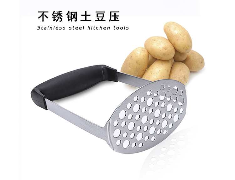 Amazon potato puree mixer, manual stainless steel mashed potato puree mixer, kitchen small tools pic 10