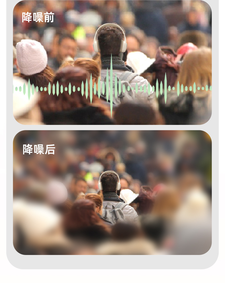 新品降噪头戴式蓝牙耳机无线重低音音乐长续航云动耳麦新款跨境详情5