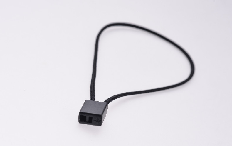 厂方直供小方头线扣吊牌挂绳蜡线编织线吊粒通用吊牌绳扣服装吊绳详情3