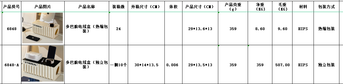 G56数据线收纳盒大容量排插整理盒家用桌面手机充电器奶油风收纳神器详情1