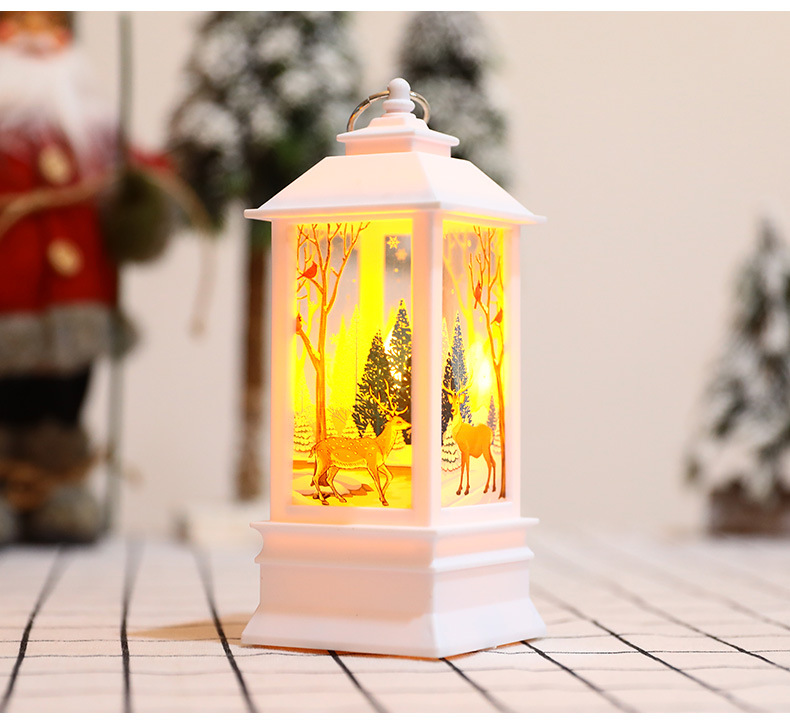 Ramadan Christmas lantern, antique kerosene flame, plastic brocade decoration, electronic candle stand, imported cross-border wholesale, street stall, Douyin bestseller, wedding guide, LED horse lantern, soft decoration props, fireplace RK9166 pic 15