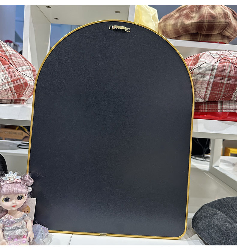 门型化妆镜子北欧简约家用桌面梳妆镜外贸镜子批发理发店壁挂镜子详情9