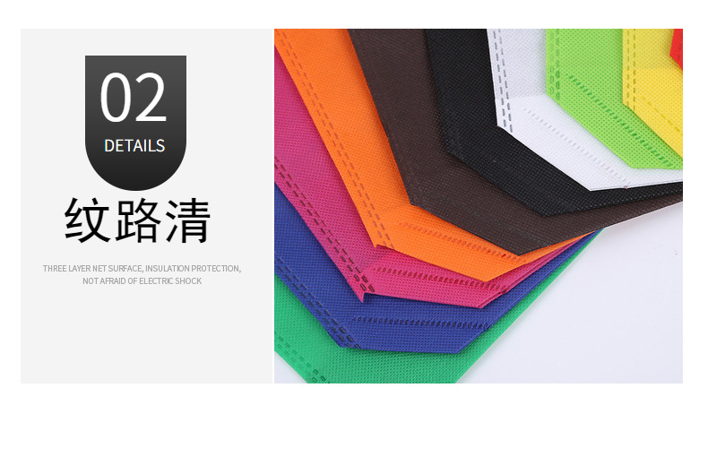 现货无纺布袋定制覆膜服装购物手提袋教培广告环保袋子加急印logo详情44