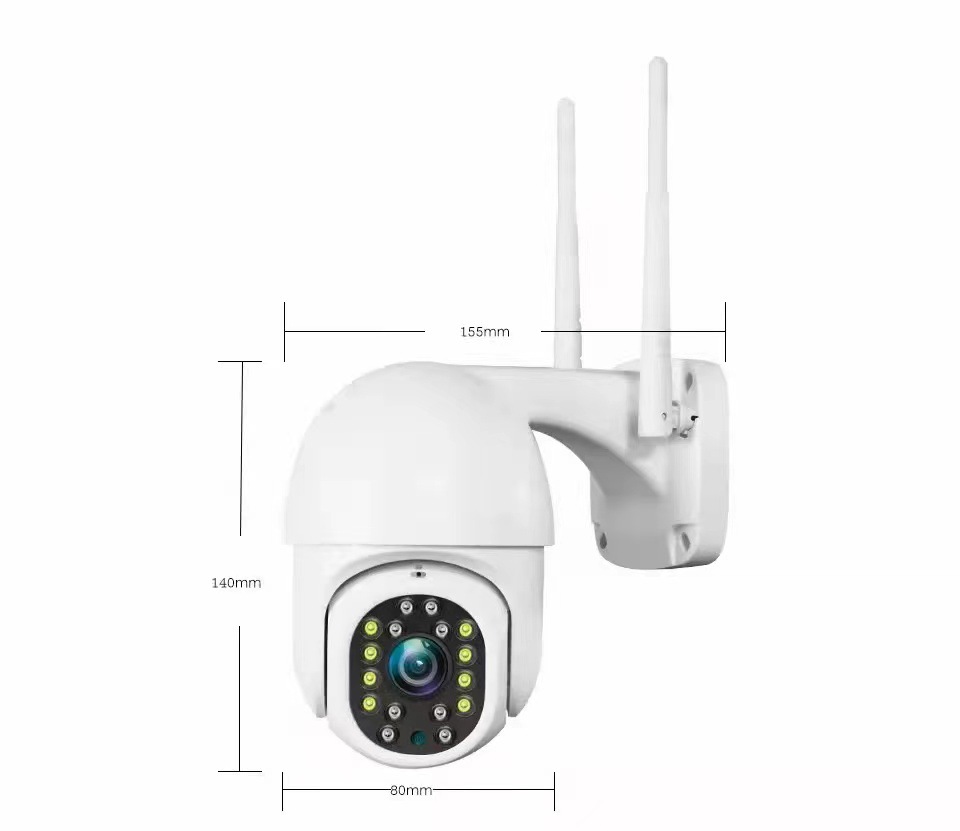 Yoosee 2-megapixel outdoor dome camera 360-degree full-color high-definition night vision wireless WIFI remote monitor pic 15