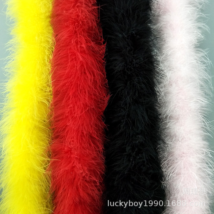 Factory wholesale of high-quality colored feather strips, car anti-slip MATS, accessories, clothing, bags, and Turkey plush strips pic 23