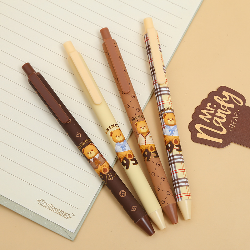 The ST pen tip is extremely smooth. The front of the pen is made of metal and features a ZF2659 illustrator in collaboration with Nandy Bear pic 4
