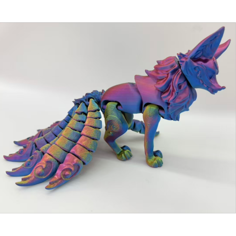 2* 9CM3D طباعة لعبة ثلاثية الأبعاد على شكل دمية مبدعة من مفاصل متحركة من طراز هيبو فوكس Item Picture