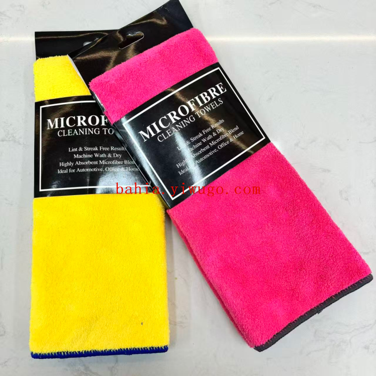 Bahia 30*65cm thickened absorbent cleaning cloth for scrubbing POTS and dishes, double-sided dual-effect household kitchen cloth details Picture