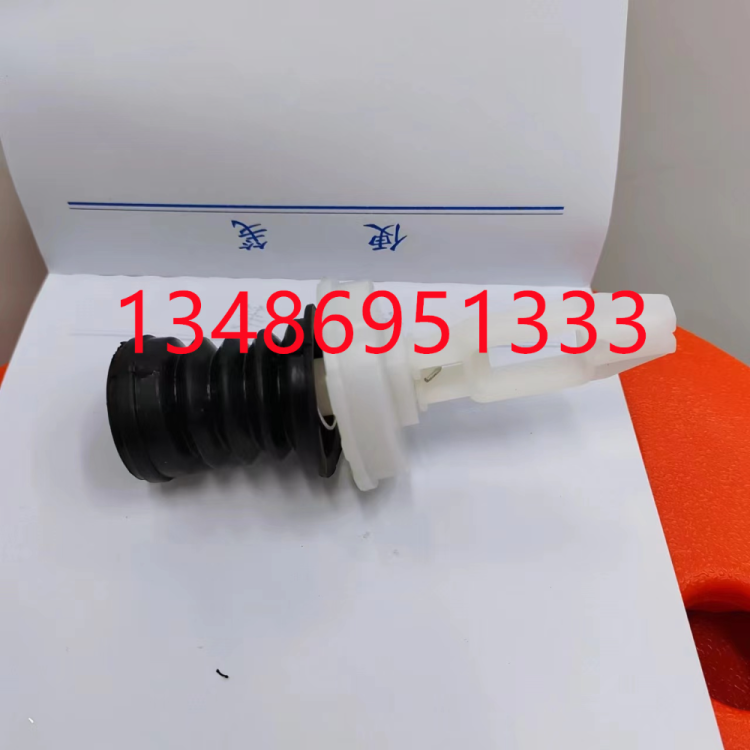 Washing machine drain valve assembly, pull rod, spring, valve plug, double-stroke white plastic component, valve core, water plug and water seal Item Picture