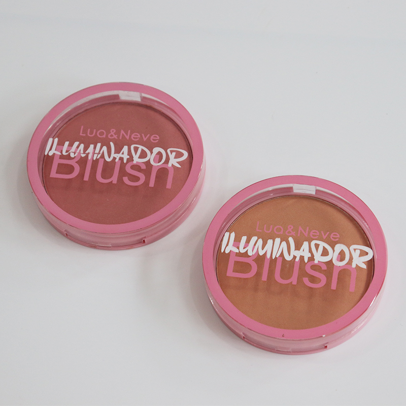 High-color rendering waterproof custom lip and cheek makeup products, powder blush, high-quality single self-owned brand halal certification details Picture