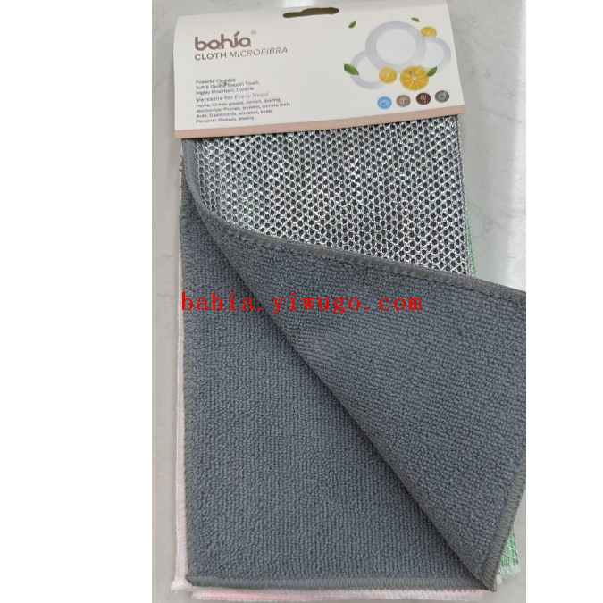 Grey loofah disposable kitchen-specific cleaning cloth, lazy cloth, cleaning cloth, kitchen-specific paper, lazy cloth, cloth