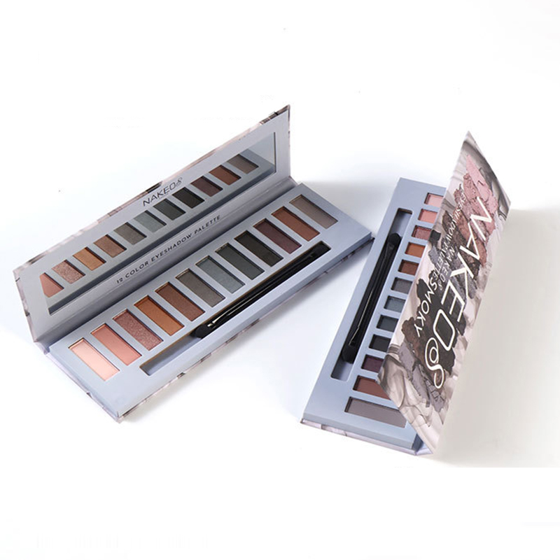 OEM/ODM factory custom wholesale, small-batch customized high-quality 12-color glitter matte waterproof mineral powder eyeshadow palette, comprehensive earth tone makeup Application Scenario