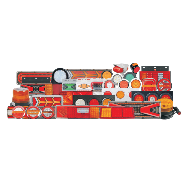 One-stop supply of truck and auto parts, including all kinds of lamp accessories, work lights, side lights, taillights and grille lights Specification drawing