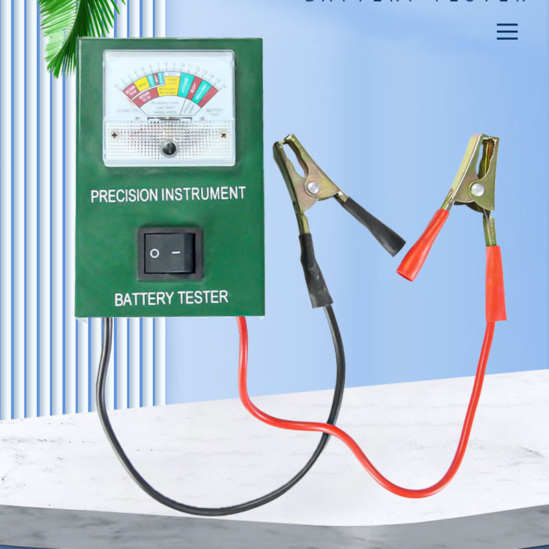 电动车摩托车汽车蓄电池测试仪检测表电瓶容量电压表汽车电瓶表