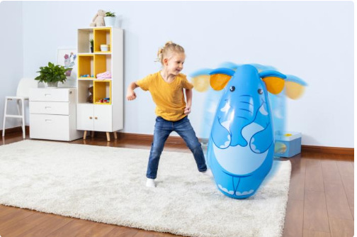 卡通气模玩具实物图