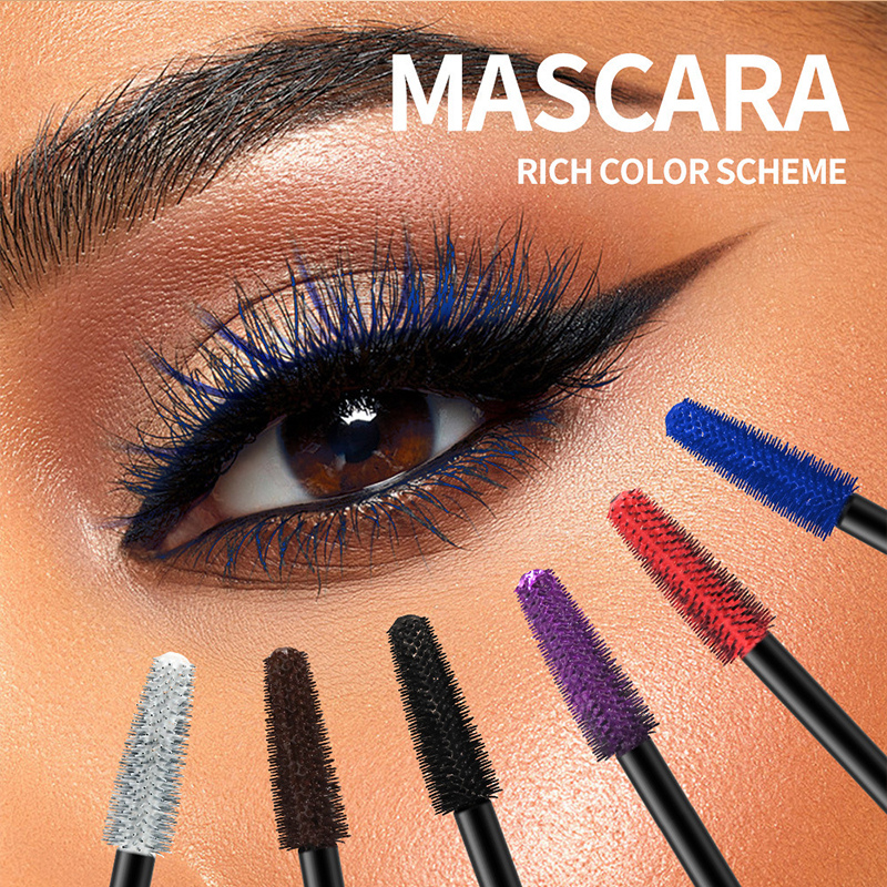 Small-batch customized OEM/ODM high-quality six-color vegan waterproof mascara, 24-hour long-lasting anti-smudage and easy to remove makeup Specification image