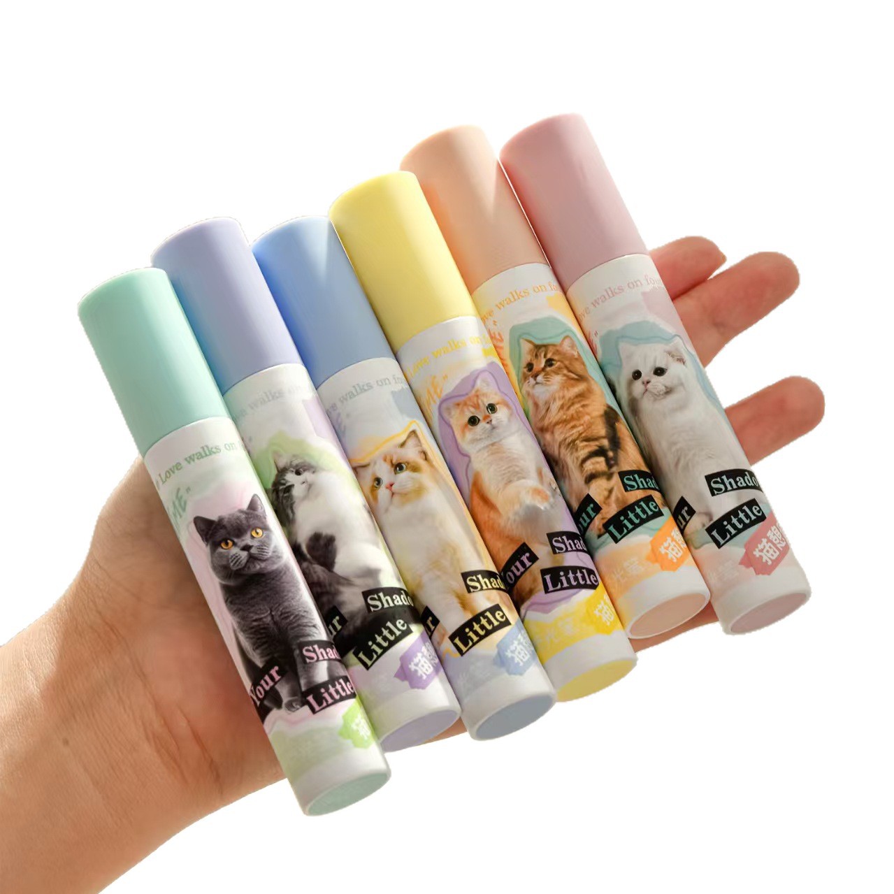 Cat Rest Time Soft Color Soft-tipped Highlighter, student drawing marker Pen, 6-color Planner Marker Pen Manufacturer Wholesale Application Scenario