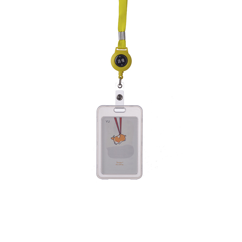 Wholesale of public transportation access control, student ID card holders, exhibition certificates, transparent plastic job tags, pull-down buttons, and work badges Application Scenario