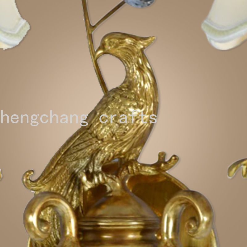 法国全铜壁灯别墅复古欧式灯光豪华客厅背景壁灯卧室床头水晶壁灯