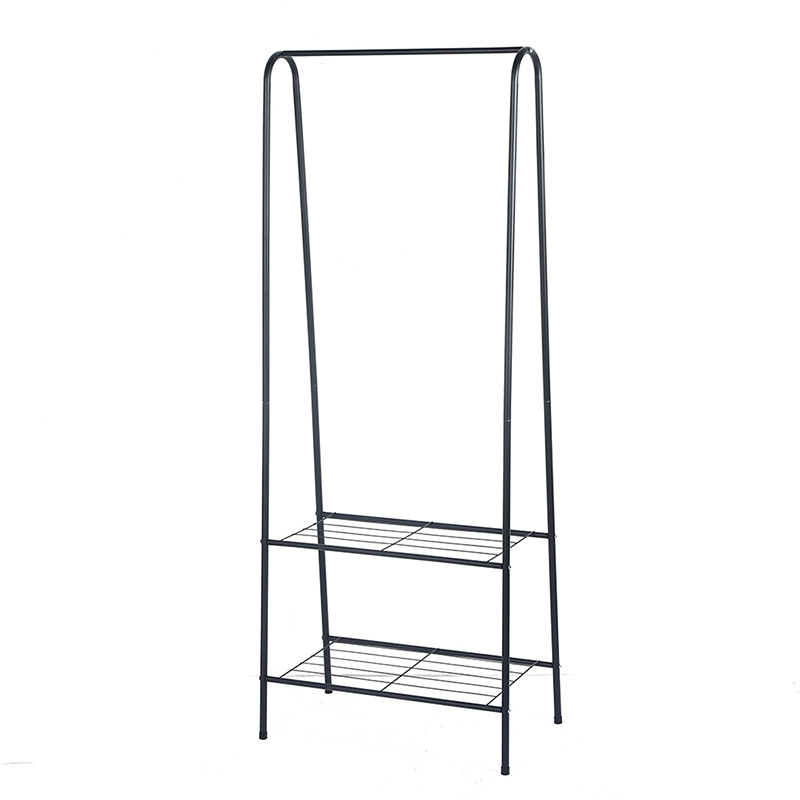 Coat rack, floor-standing small bedroom clothes drying rack, clothes hanging rack, simple and modern dormitory organization mobile clothes rack Specification image